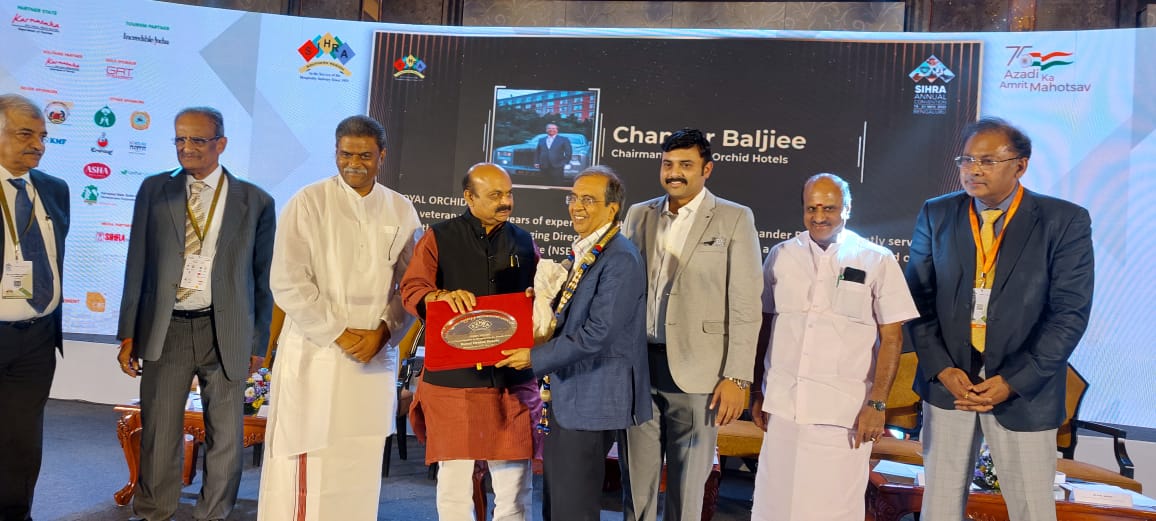 ROHL bags prestigious SIHRA Award for ‘Best Contribution to Hospitality Industry in South India’